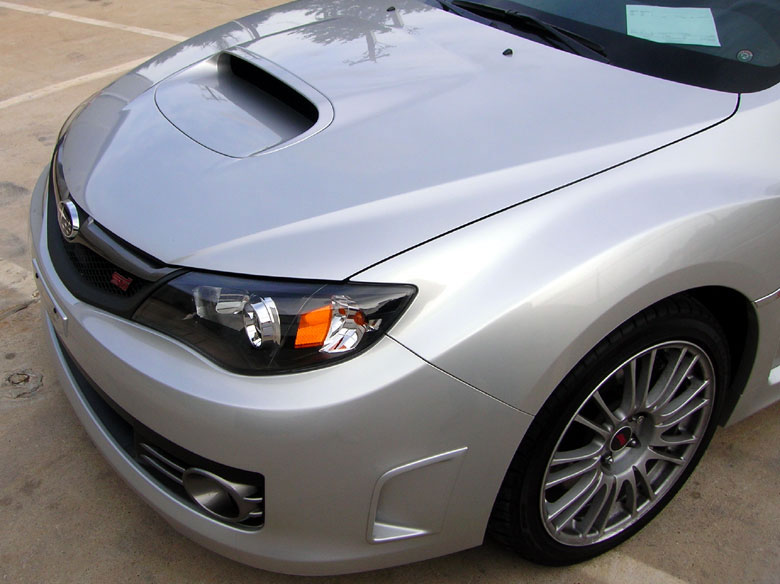 Subaru WRX STI protected with 3M Clear Bra Paint Protection Film