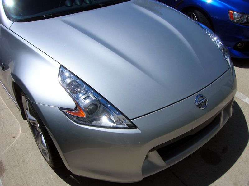 Nissan 370Z protected with 3M Clear Bra Paint Protection Film