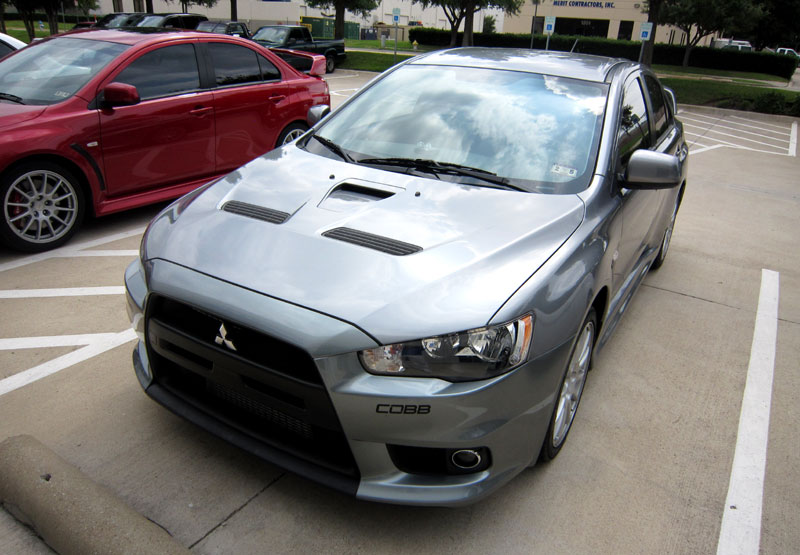 Mitsubishi EVO X protected with 3M Clear Bra Paint Protection Film