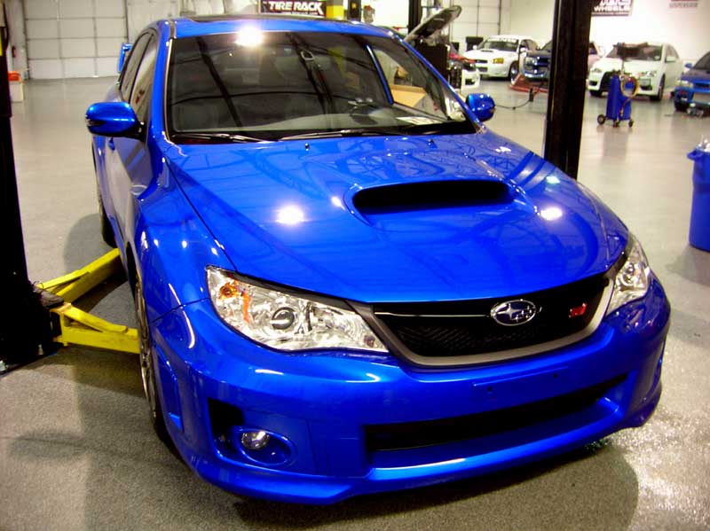 Subaru WRX  STI protected with 3M Clear Bra Paint Protection Film