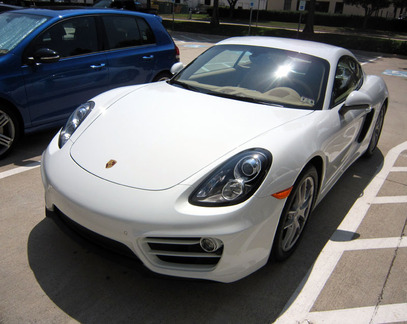 Porsche Cayman protected with 3M Clear Bra Paint Protection Film