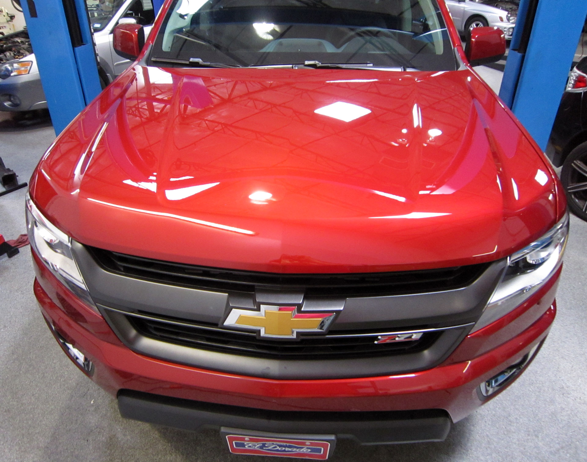 Chevrolet Colorado protected with 3M Pro Series Clear Bra Paint Protection Film