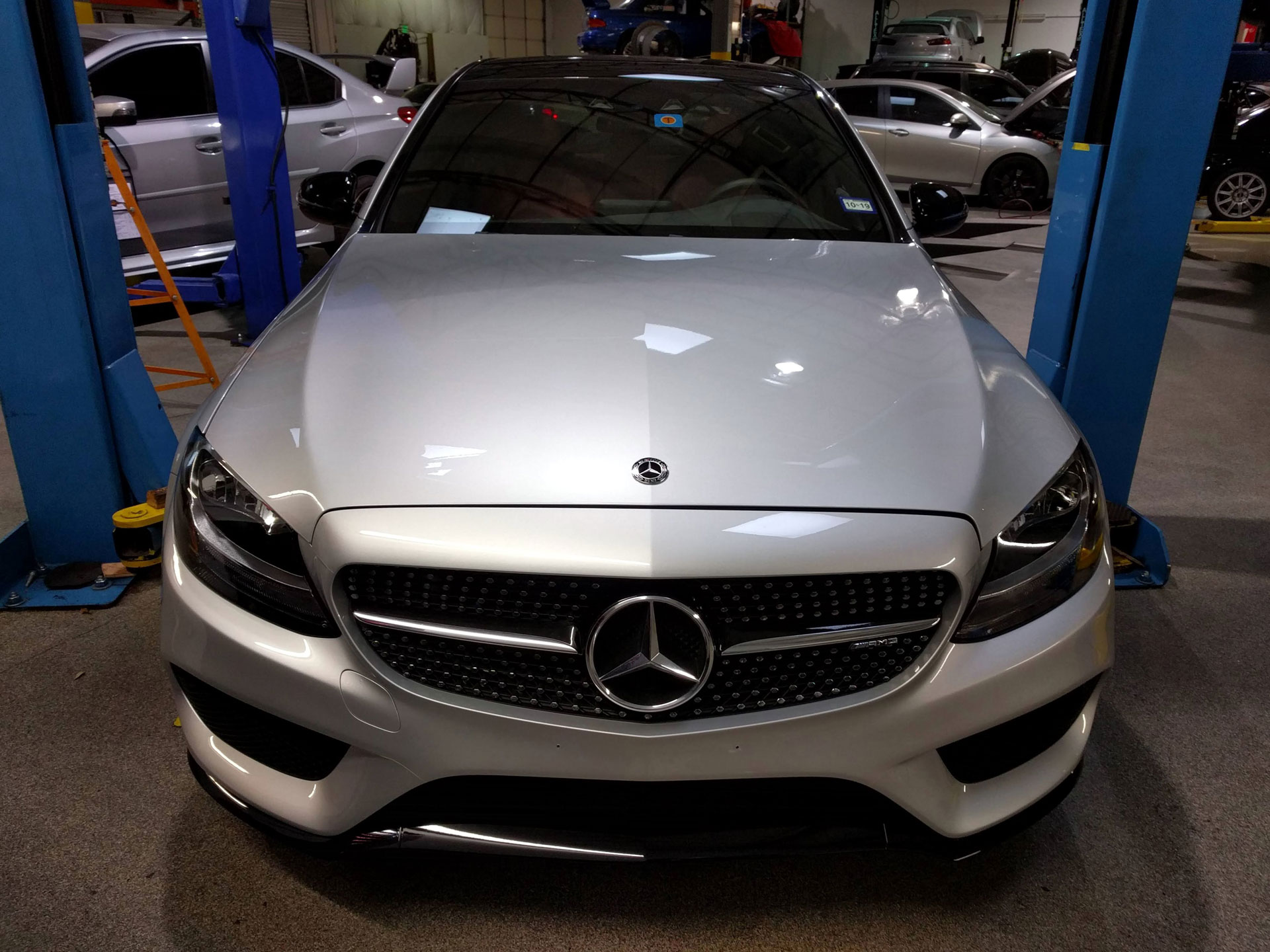 Mercedes C43 AMG 3M Pro Series Clear Bra Paint Protection