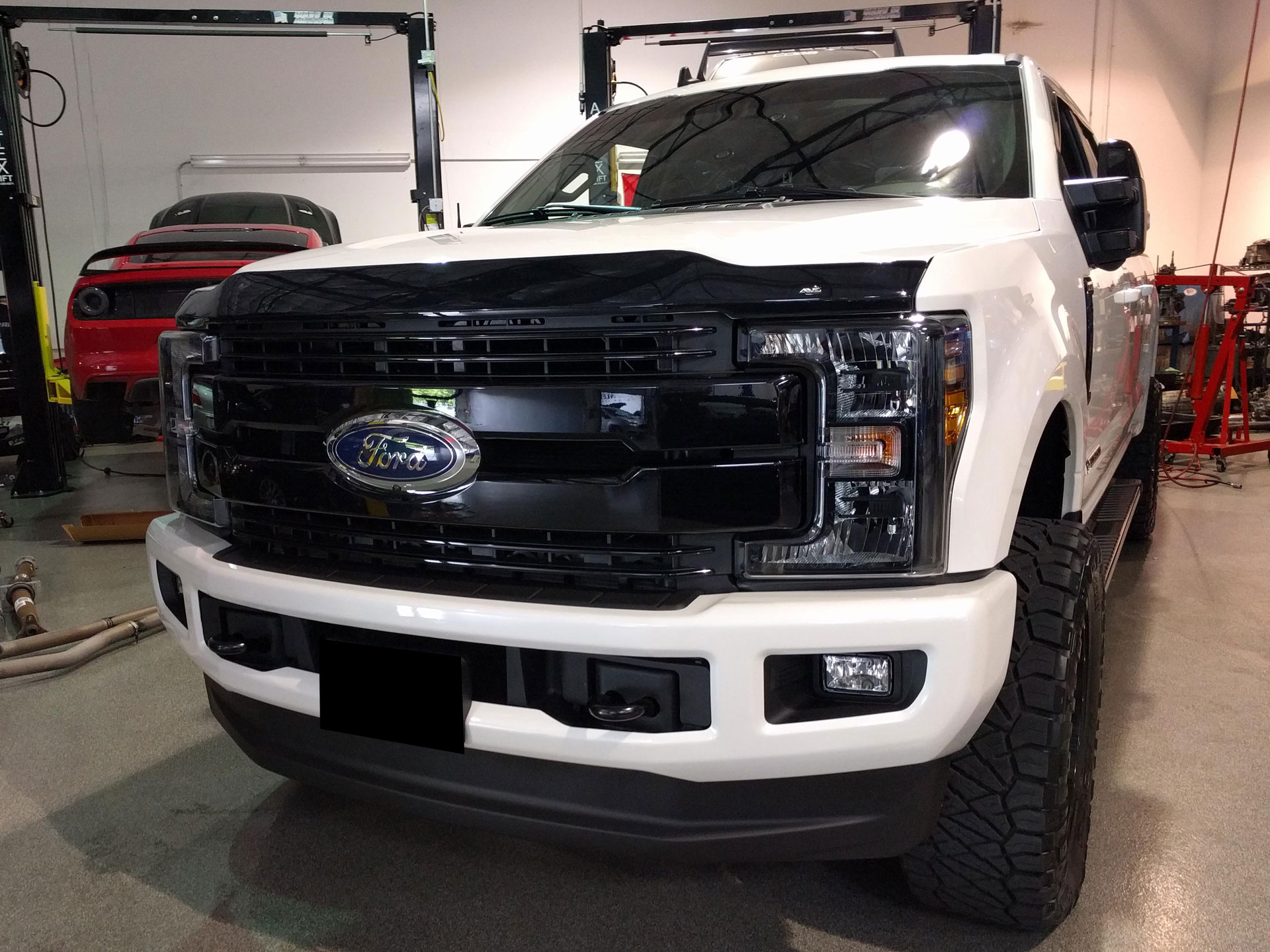 Ford F250 protected with 3M Pro Series Clear Bra Paint Protection Film