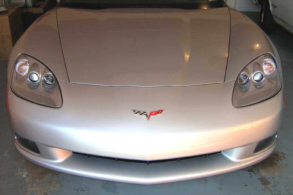 C6 Corvette protected with 3M Clear Bra Paint Protection Film