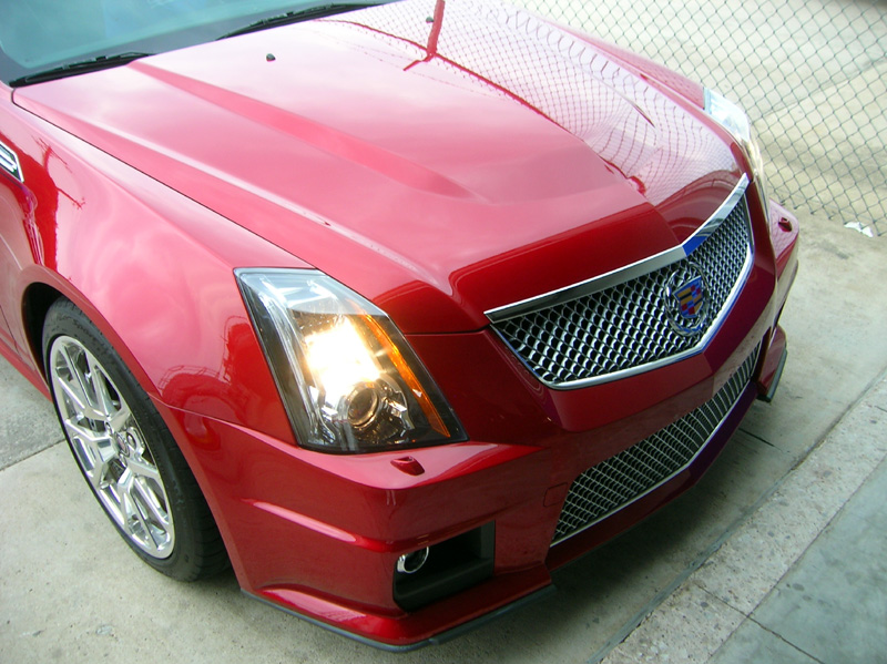 Cadillac CTS-V  protected with 3M Clear Bra Paint Protection Film