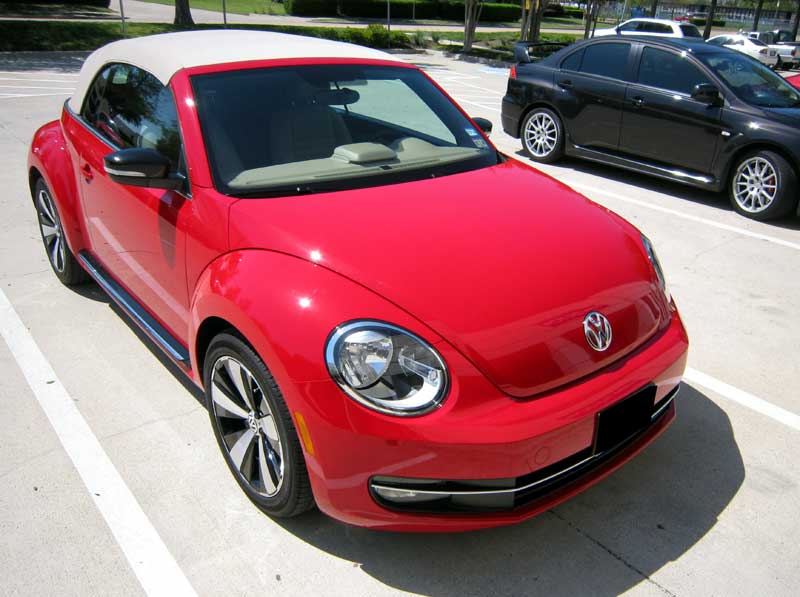 VW Beetle protected with 3M Clear Bra Paint Protection Film