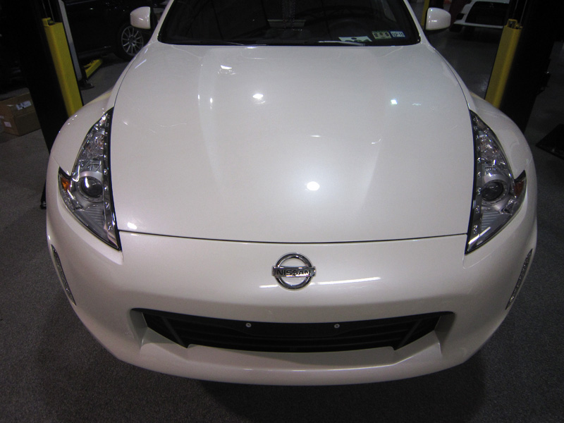 Nissan 370Z protected with 3M Pro Series Clear Bra Paint Protection Film