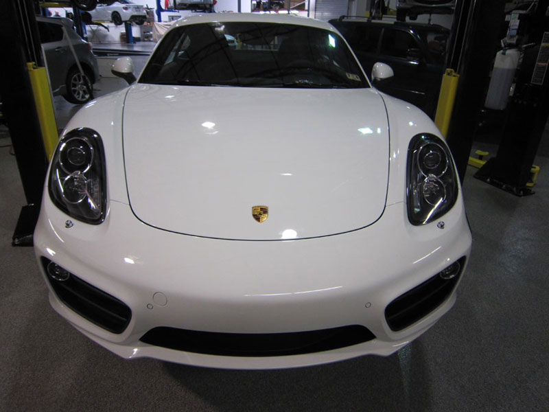 Porsche Cayman protected with 3M Pro Series Clear Bra Paint Protection Film