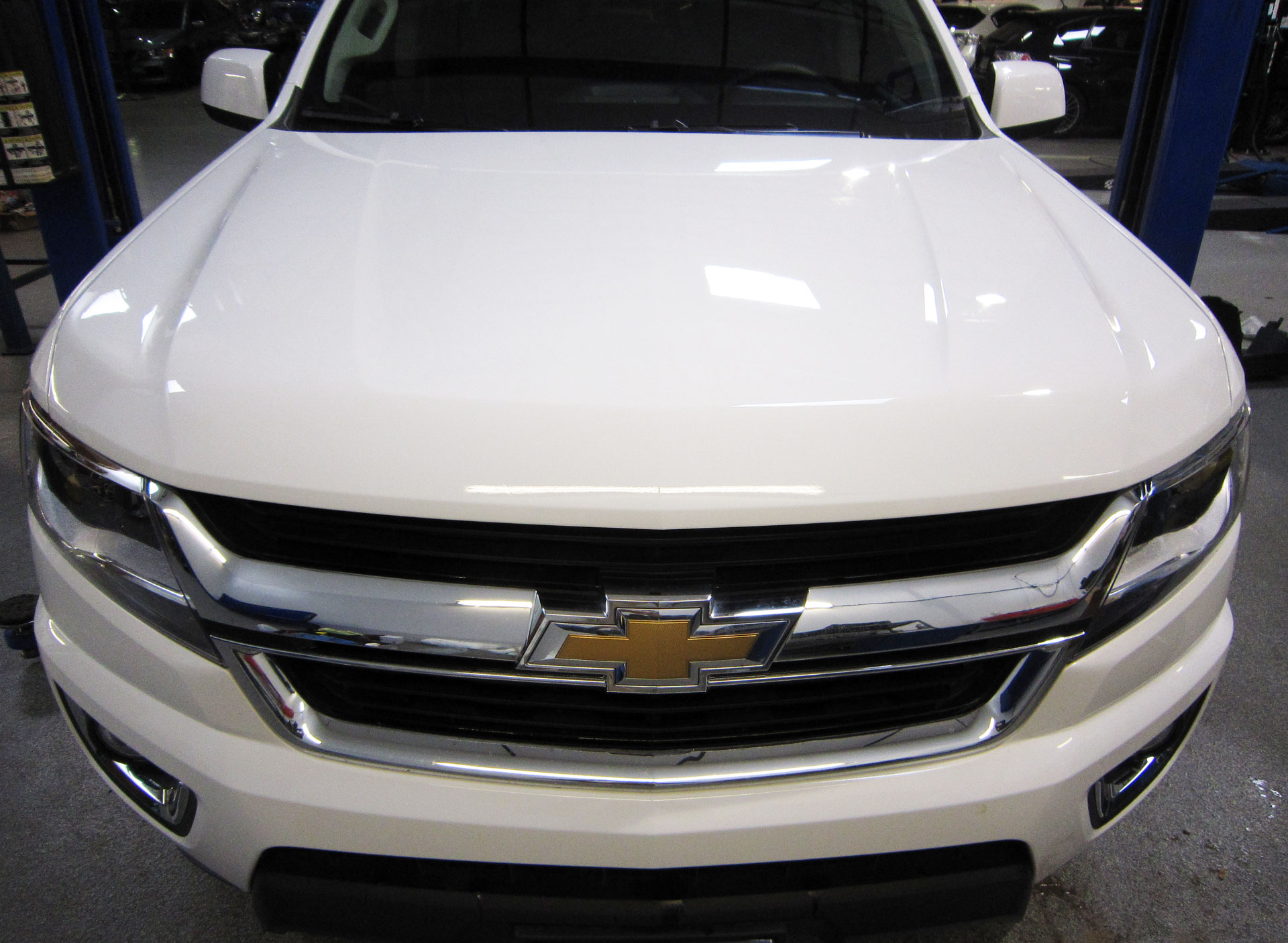 Chevrolet Colorado protected with 3M Pro Series Clear Bra Paint Protection Film