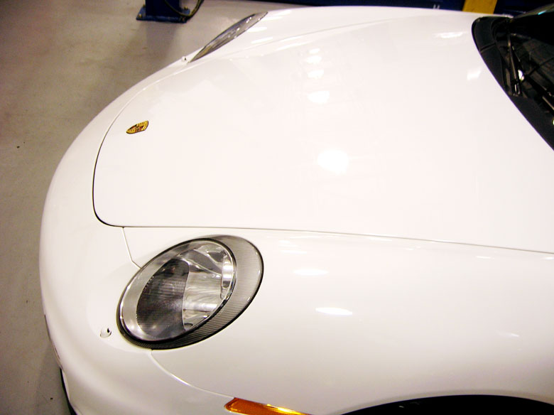 Porsche 997 Turbo protected with 3M Clear Bra Paint Protection Film